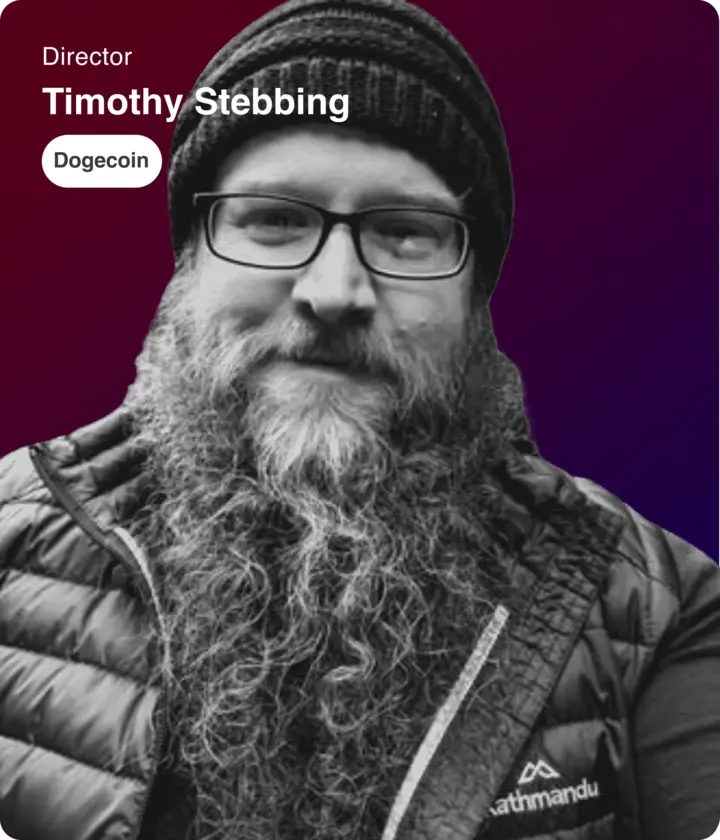 Timothy Stebbing, Director at Dogecoin.