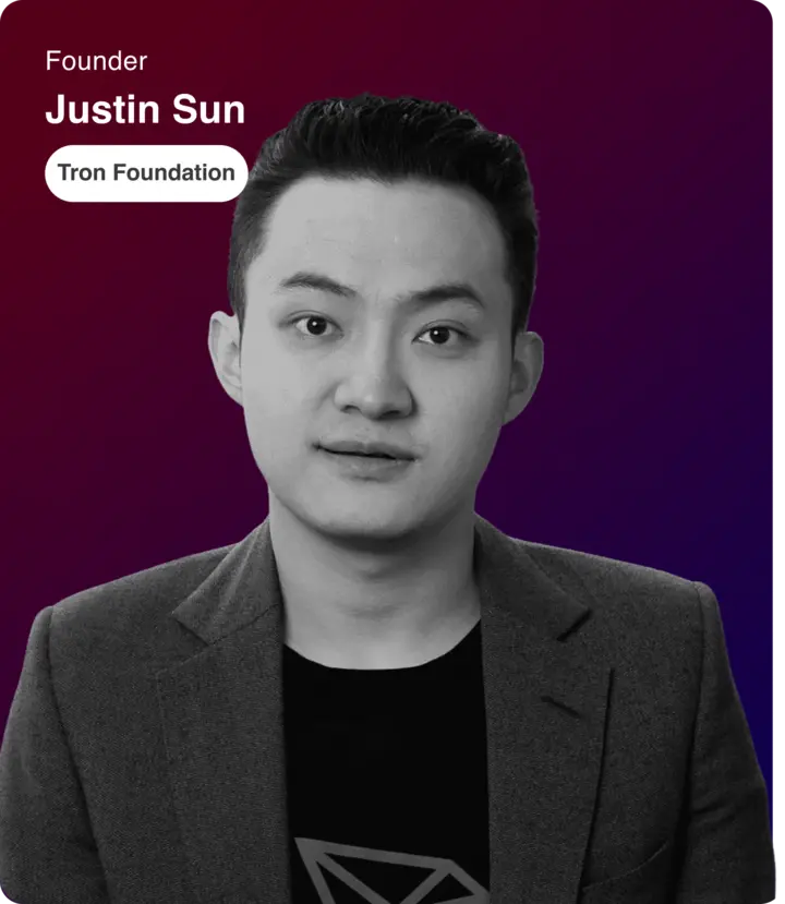 Justin Sun, Founder of the Tron Foundation.